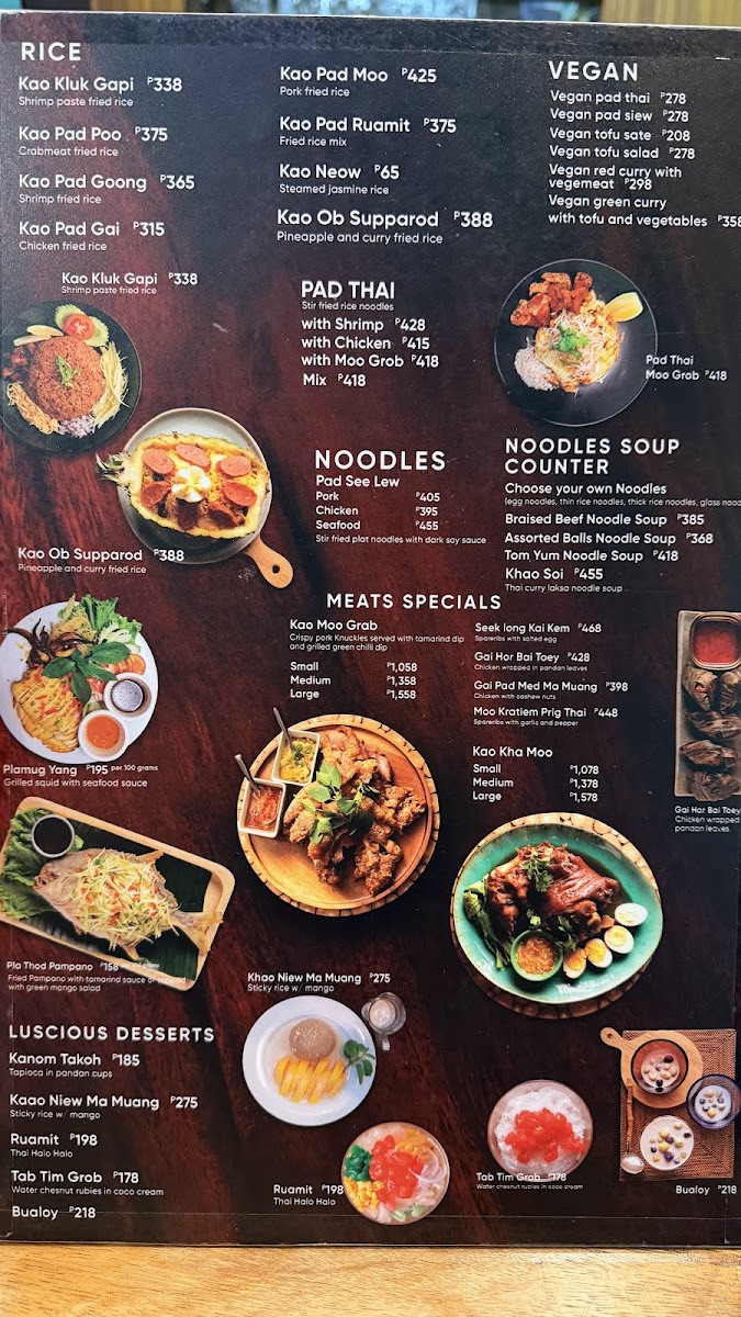 Jatujak Thai Eatery | SM Mall of Asia Photo Menu 3