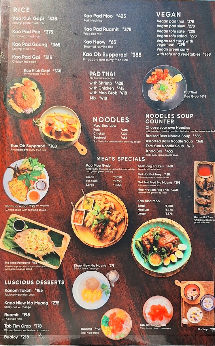 Jatujak Thai Eatery | SM Mall of Asia Photo Menu 5