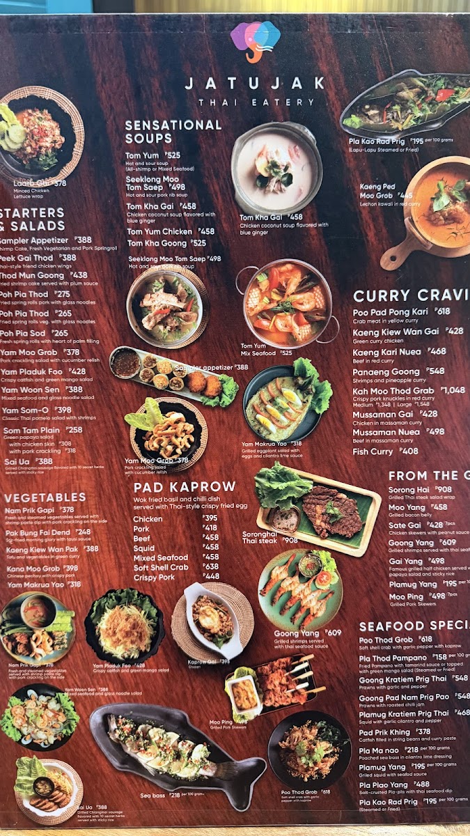 Jatujak Thai Eatery | SM Mall of Asia Photo Menu 9