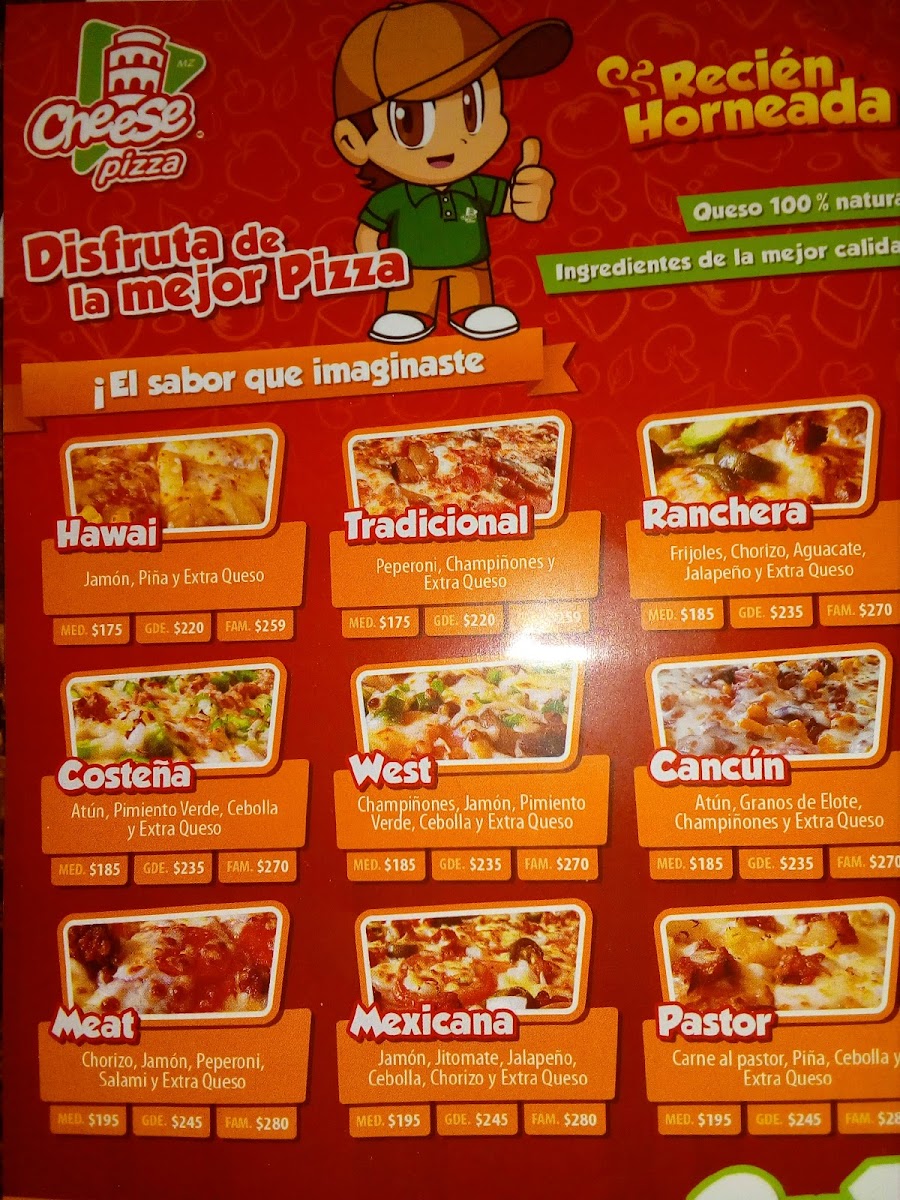 Cheese Pizza Vistas del Sol Photo Menu 6