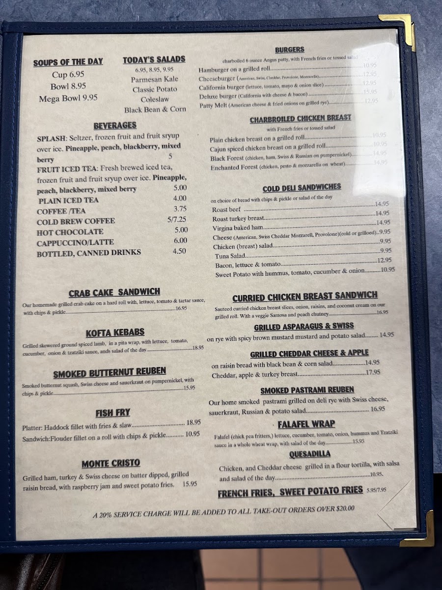 Four Corners Luncheonette Photo Menu 3