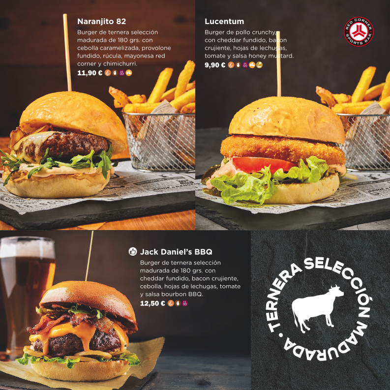 Red Corner Sports Bar Photo Menu 2