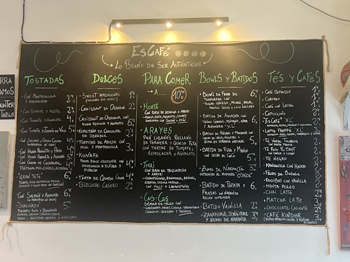 EsCafé Photo Menu 2