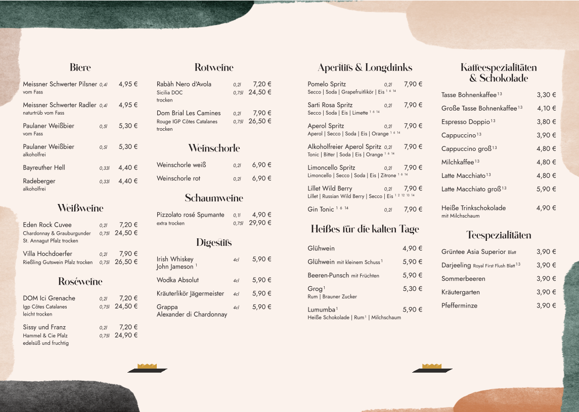 Restaurant Arche Photo Menu 5