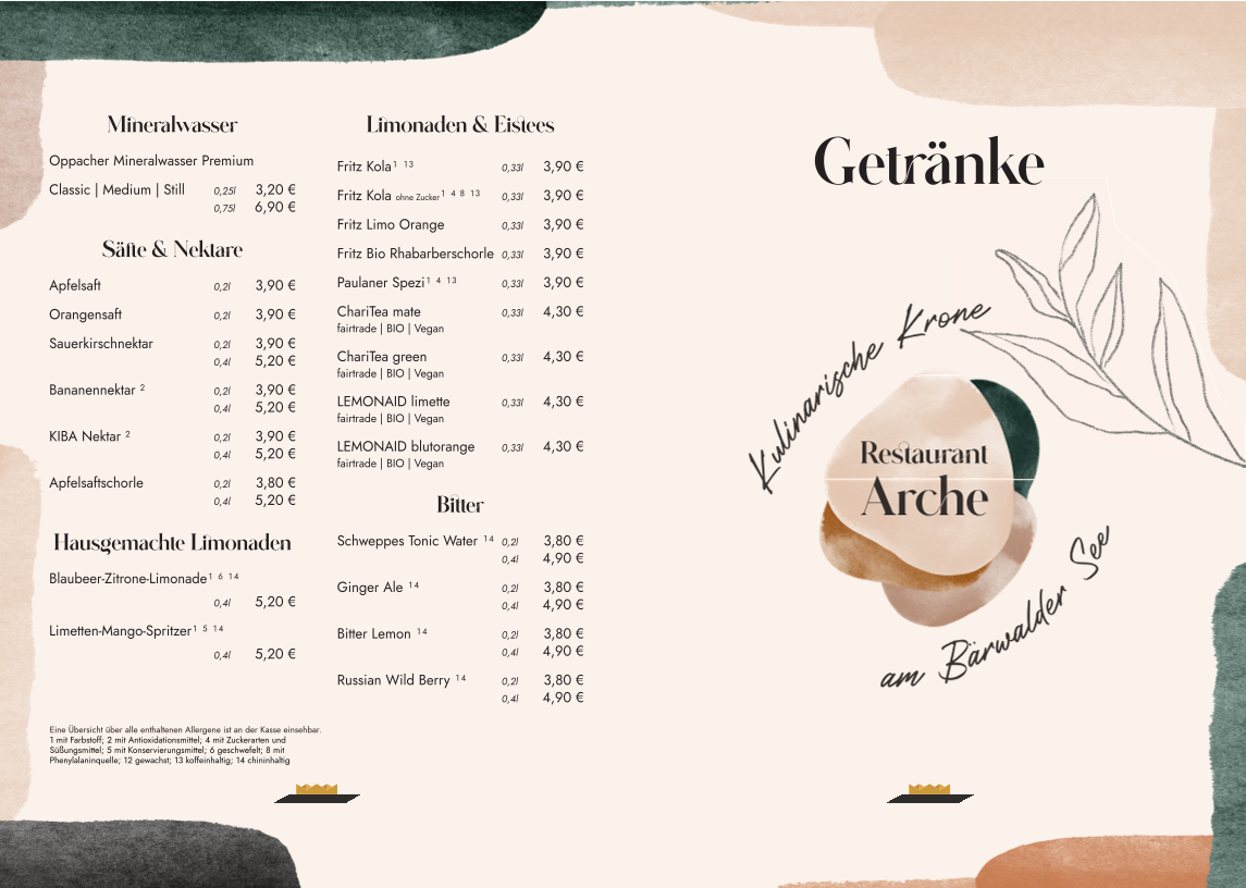 Restaurant Arche Photo Menu 7