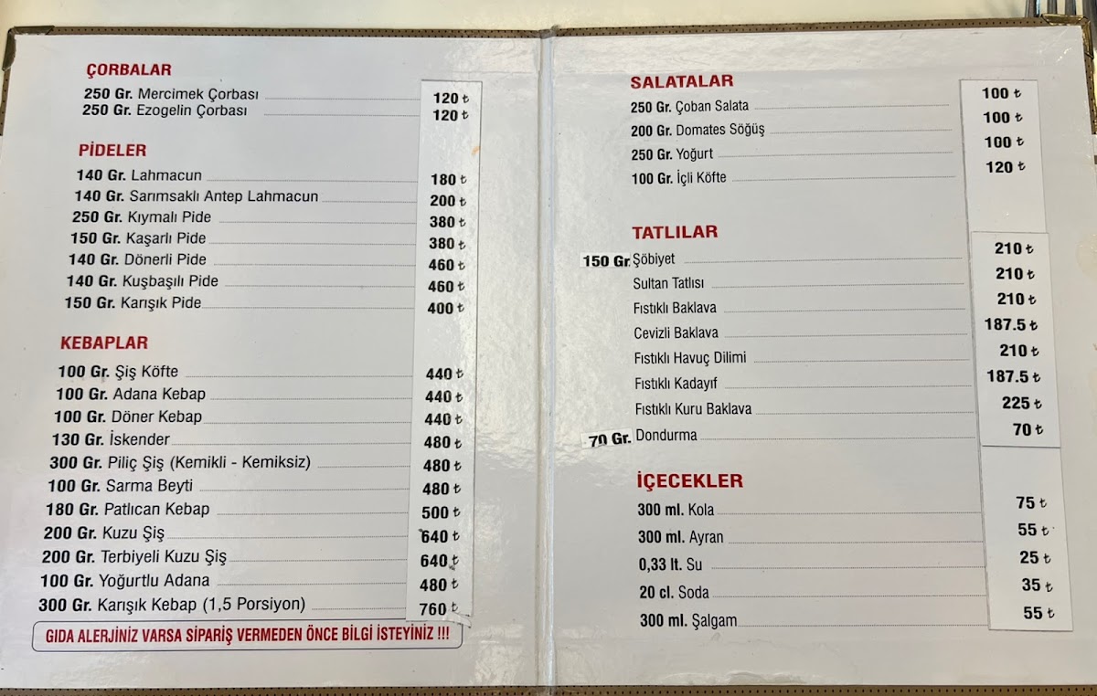 Duveroglu Photo Menu 4