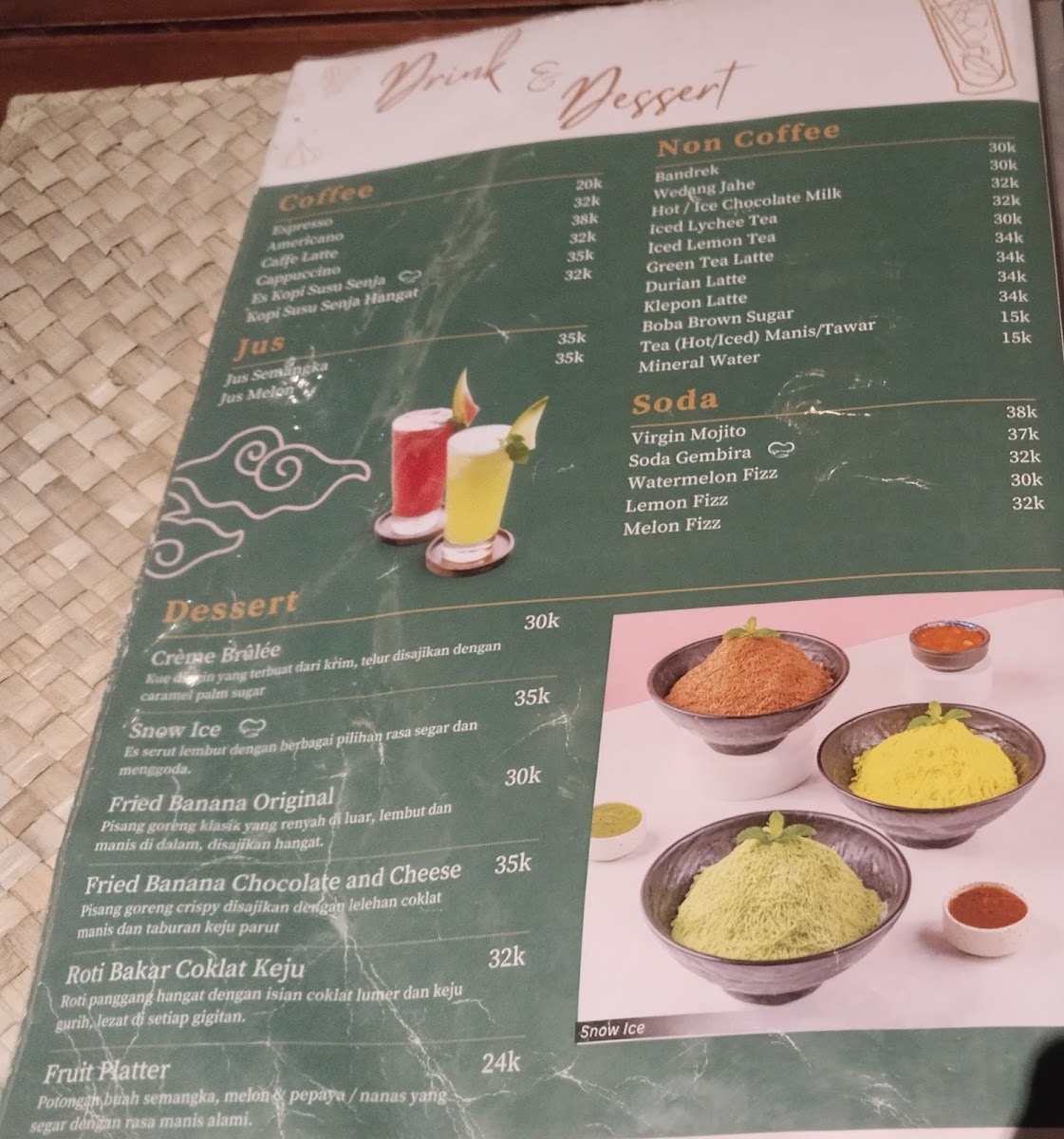 Bukit Senja Cafe Photo Menu 4