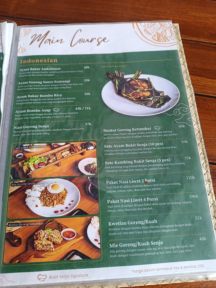 Bukit Senja Cafe Photo Menu 9