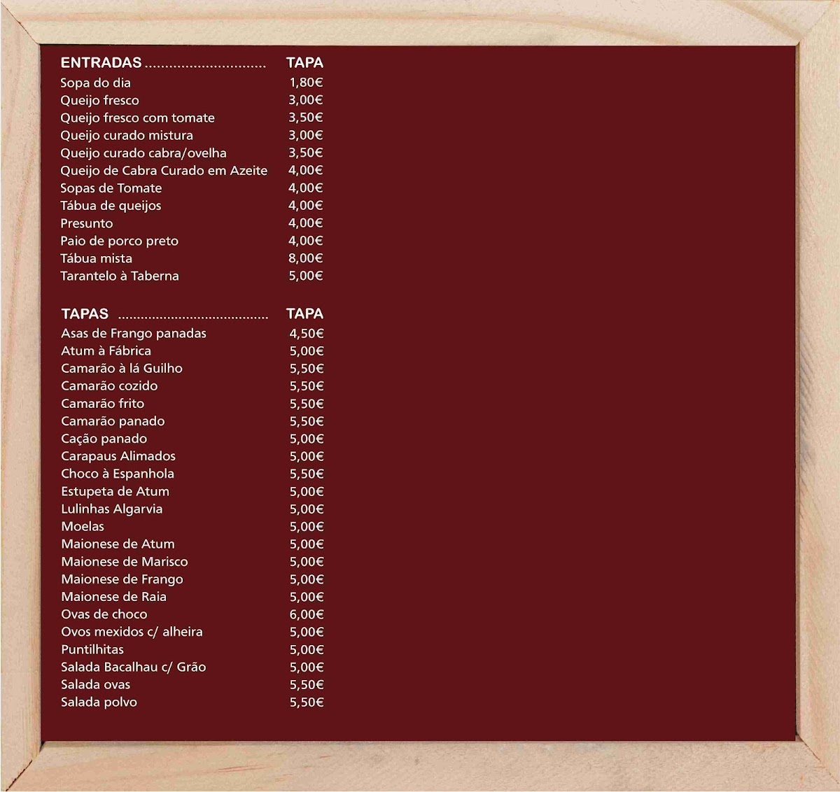 Taberna Point of Borges Photo Menu 8