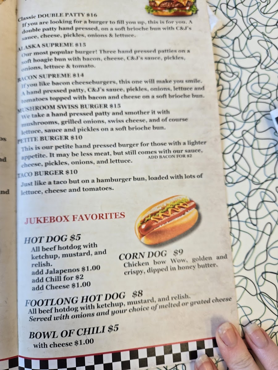 C&J's Drive In Photo Menu 10