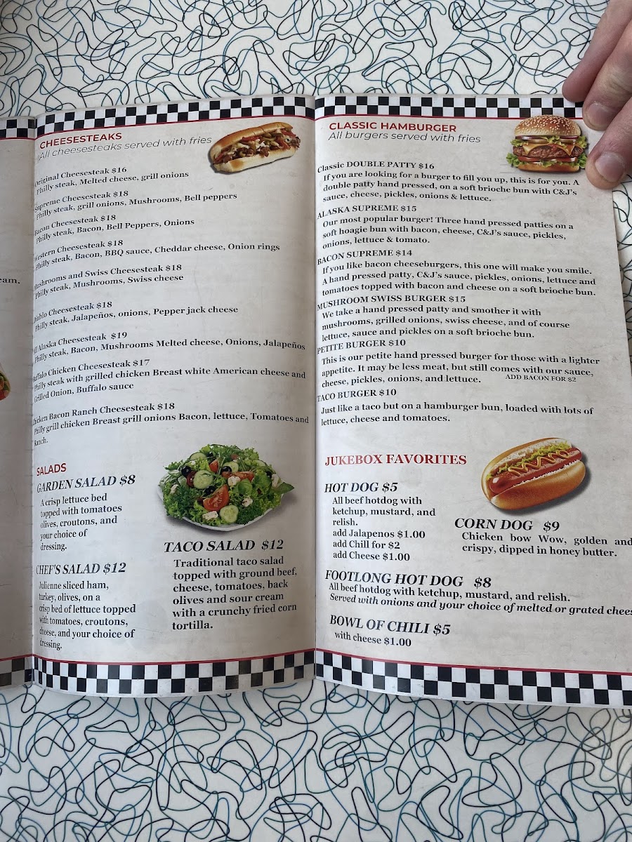 C&J's Drive In Photo Menu 4