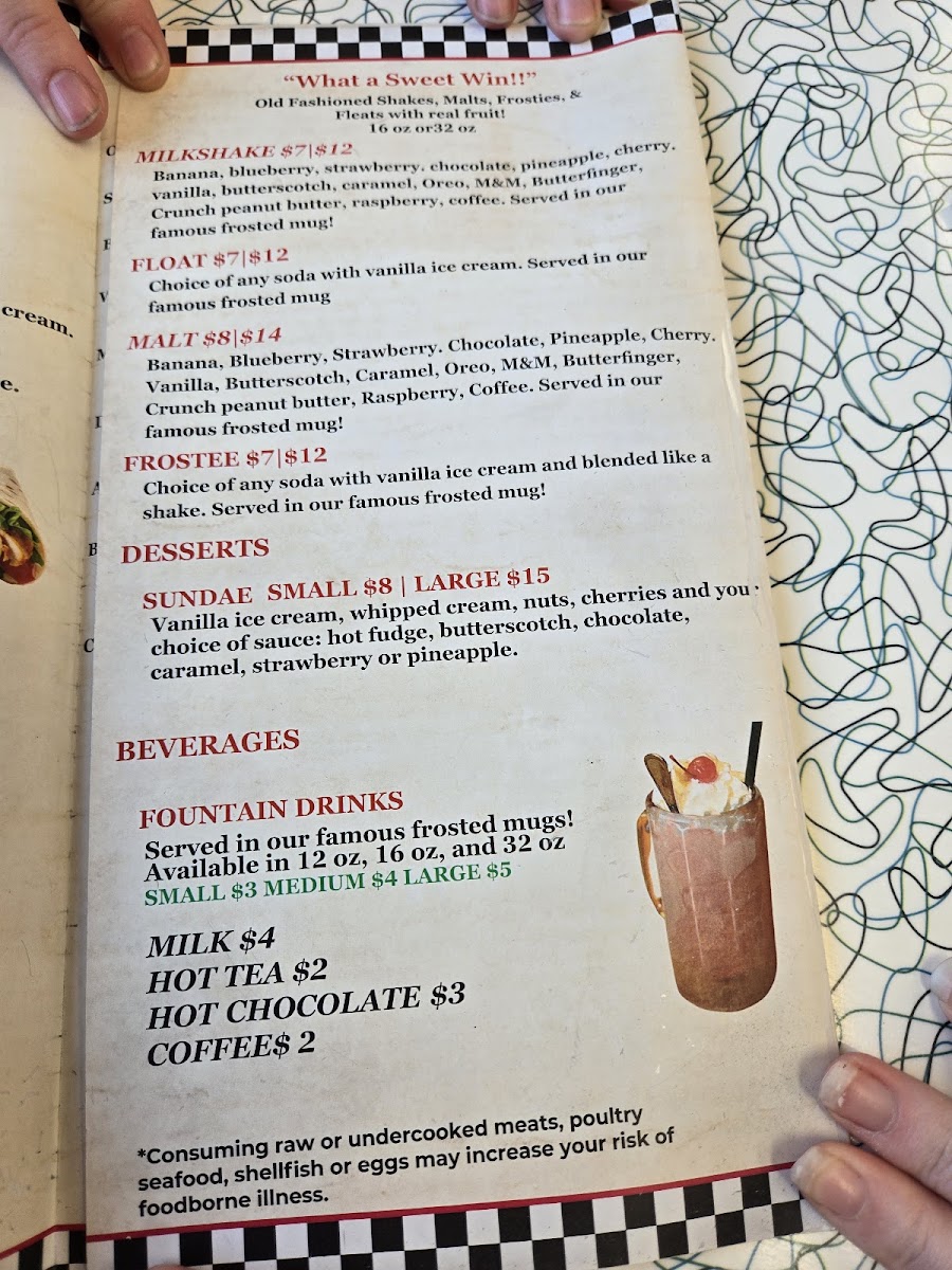 C&J's Drive In Photo Menu 5