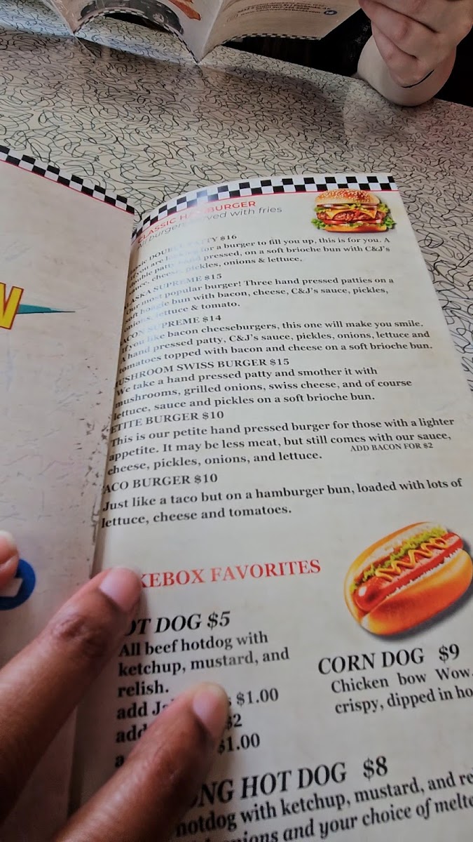 C&J's Drive In Photo Menu 9