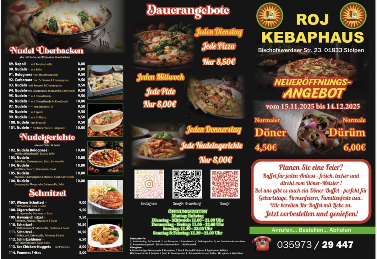 Kebab Haus Stolpen Photo Menu 1