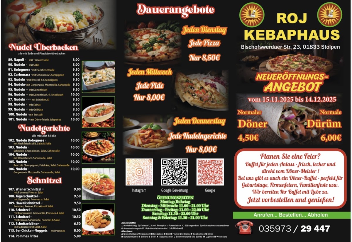 Kebab Haus Stolpen Photo Menu 2