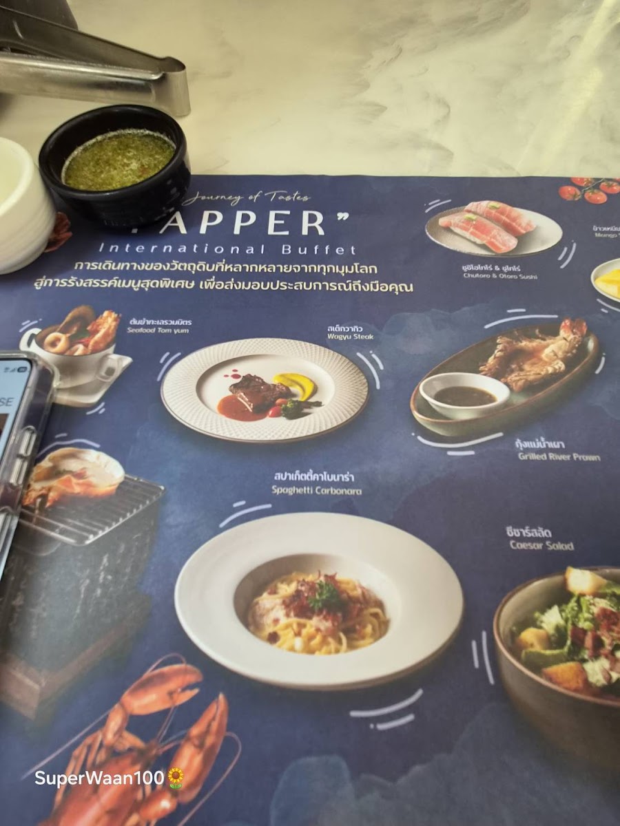 PAPPER International Buffet Photo Menu 6