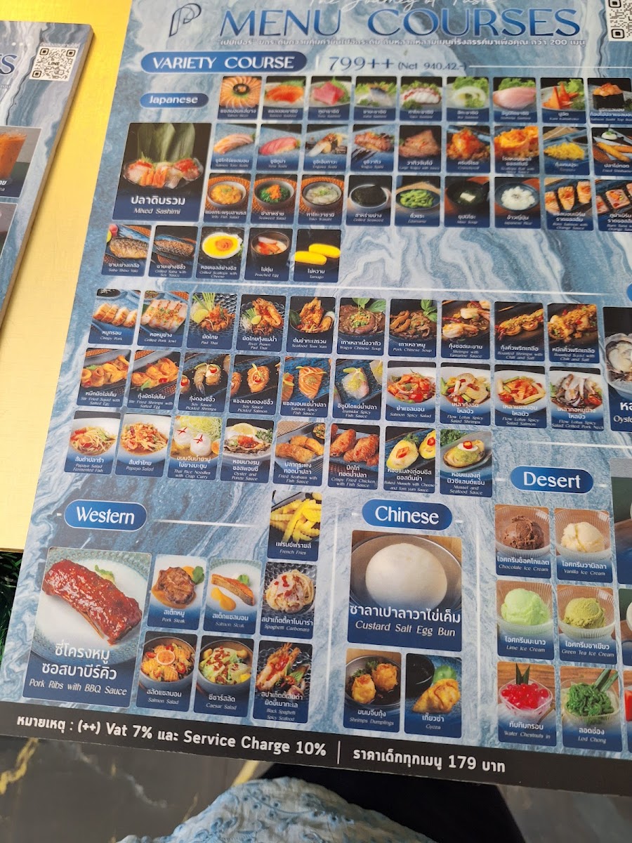 PAPPER International Buffet Photo Menu 9