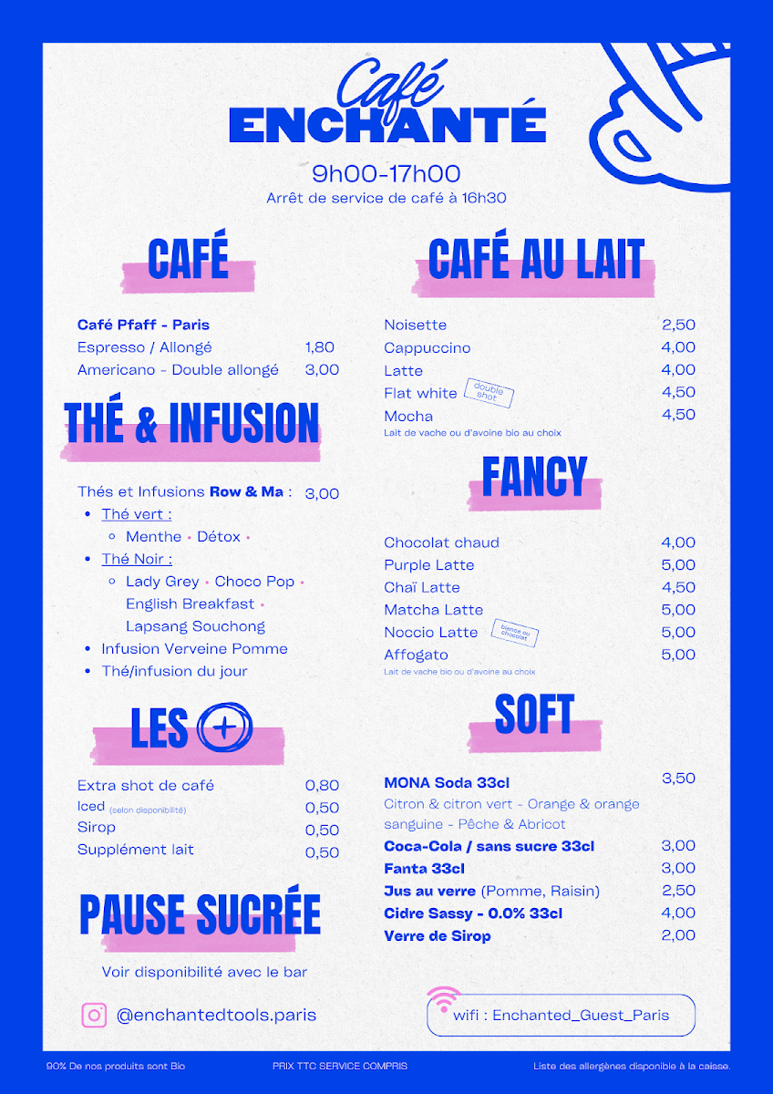 Le Café Enchanté Photo Menu 1