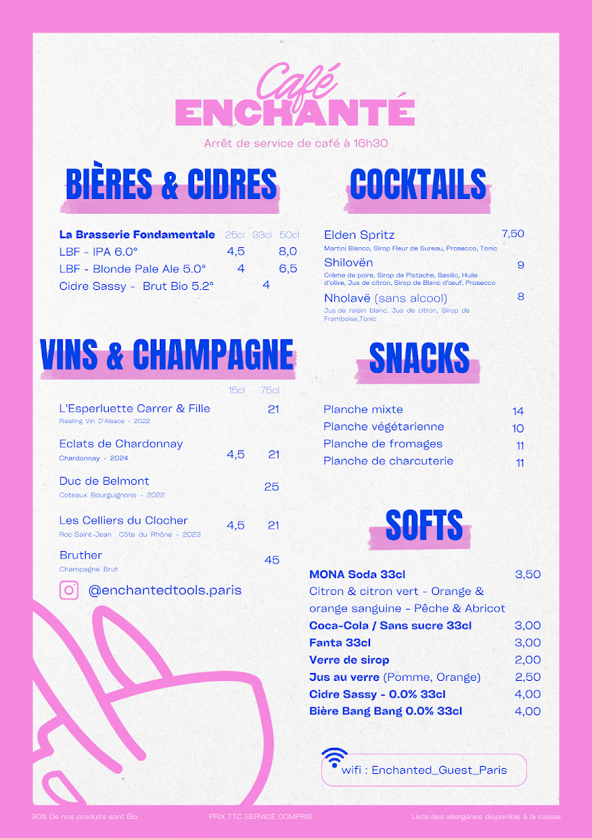 Le Café Enchanté Photo Menu 2
