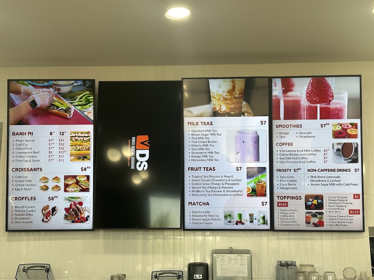King Baguette Photo Menu 5