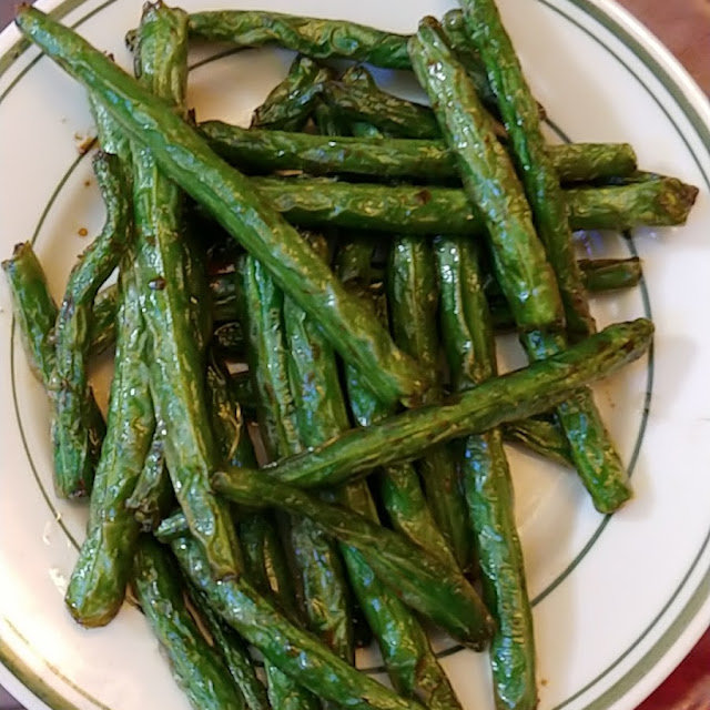 Green Beans with Choice of Chicken Beef or Garlic