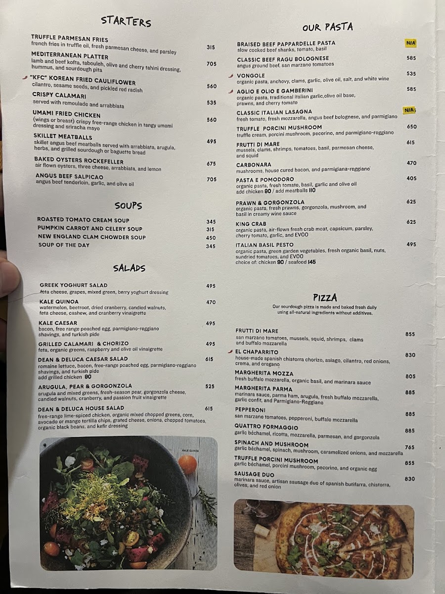 Dean & Deluca Photo Menu 10