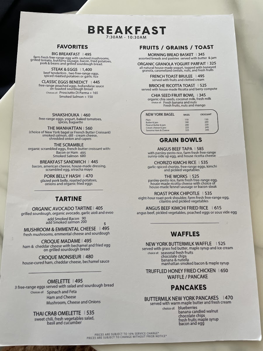 Dean & Deluca Photo Menu 6
