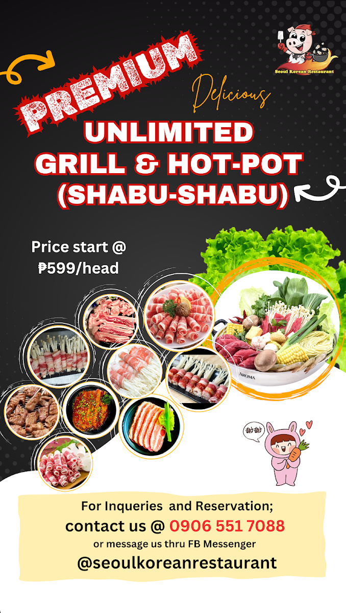 Seoul Korean Restaurant Photo Menu 2