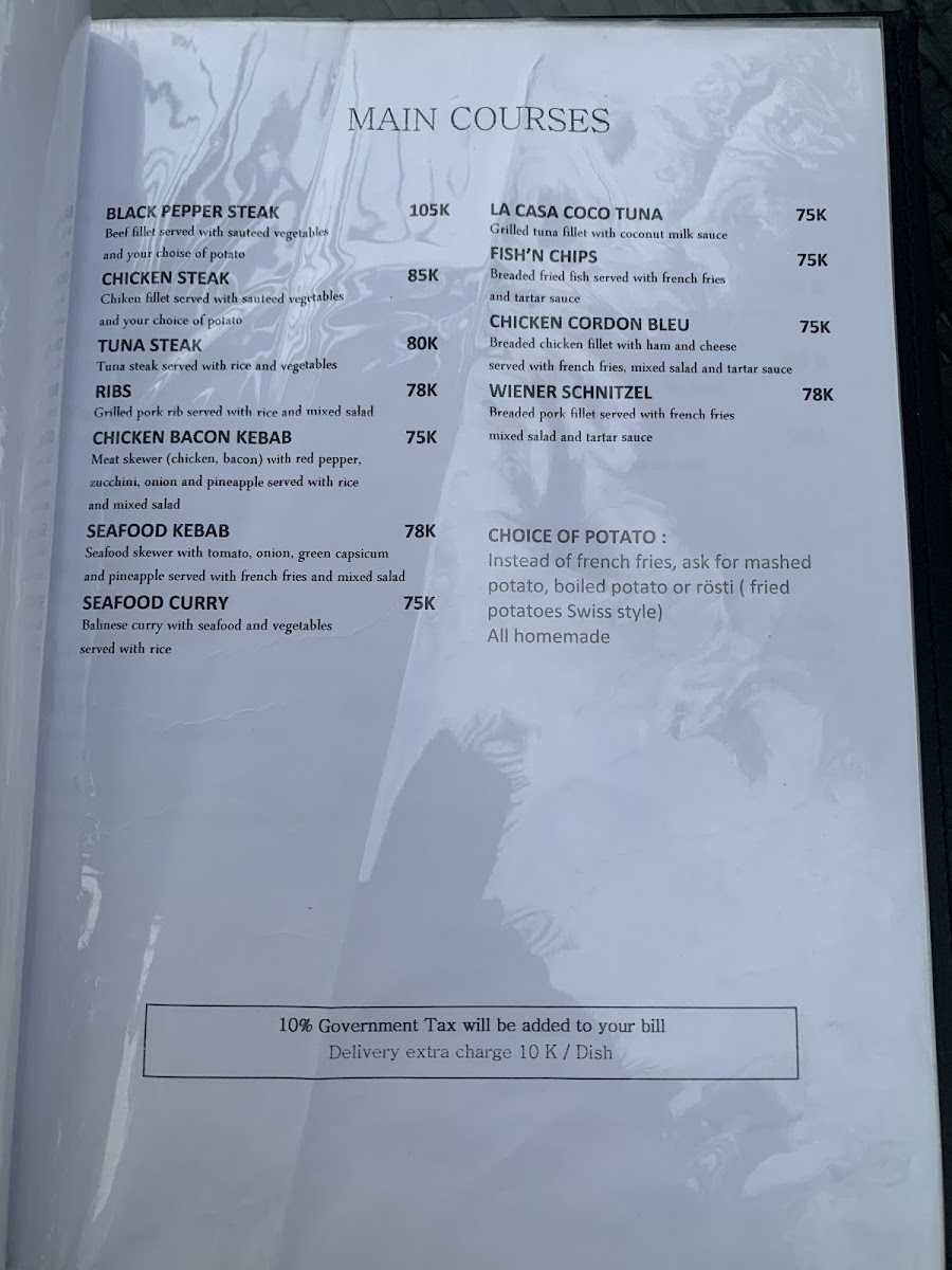 La Casa Kita Photo Menu 4