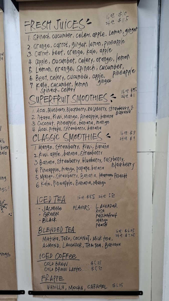 Toi Moi Italian Ice & Juice Shop Photo Menu 2