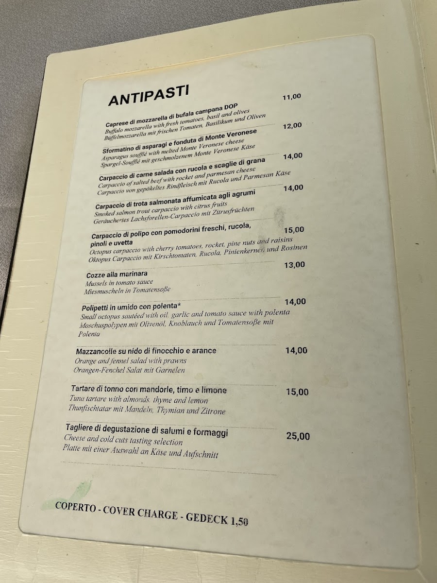 Ristorante Paradiso Perduto Photo Menu 7