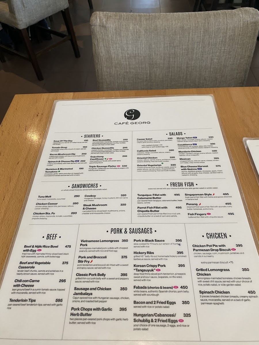 Cafe Georg Photo Menu 4