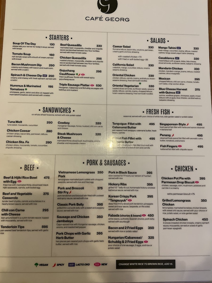 Cafe Georg Photo Menu 7