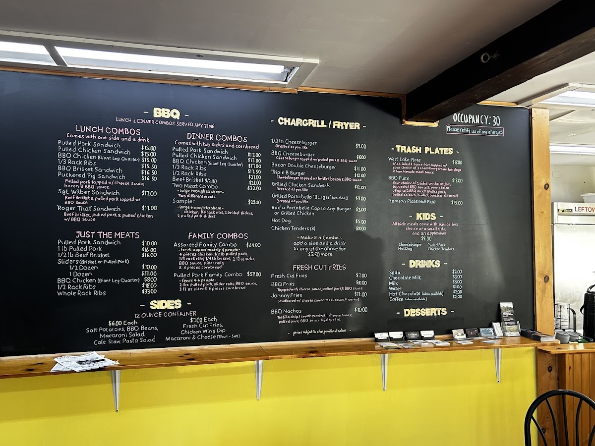 The BBQ Shack Photo Menu 4