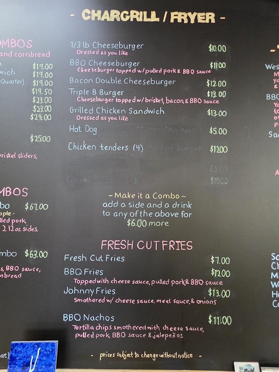 The BBQ Shack Photo Menu 5