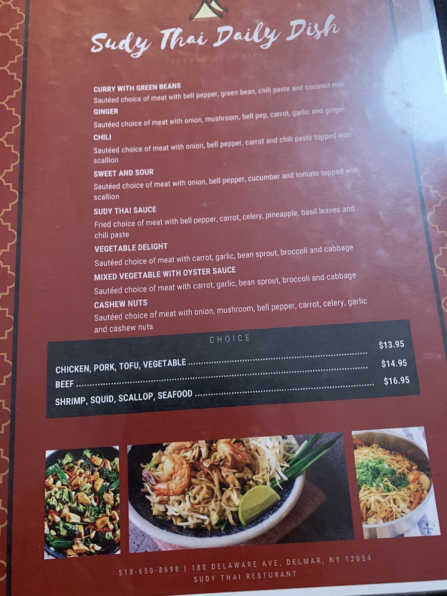 SUDY THAI Photo Menu 2