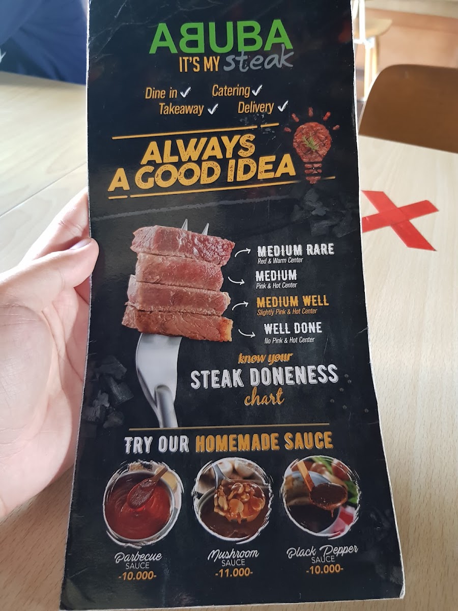 ABUBA Steak - Matraman Photo Menu 5