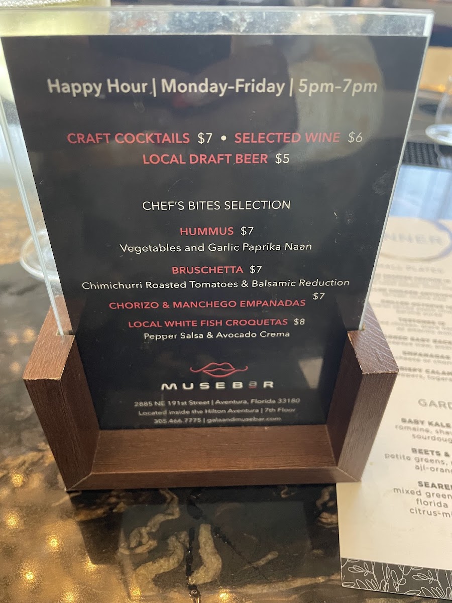 Gala Restaurant & Muse Bar Photo Menu 8