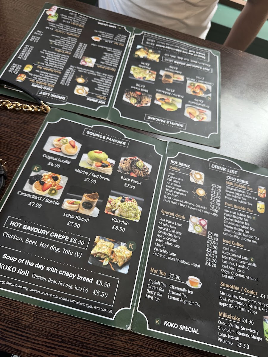Koko House Photo Menu 3