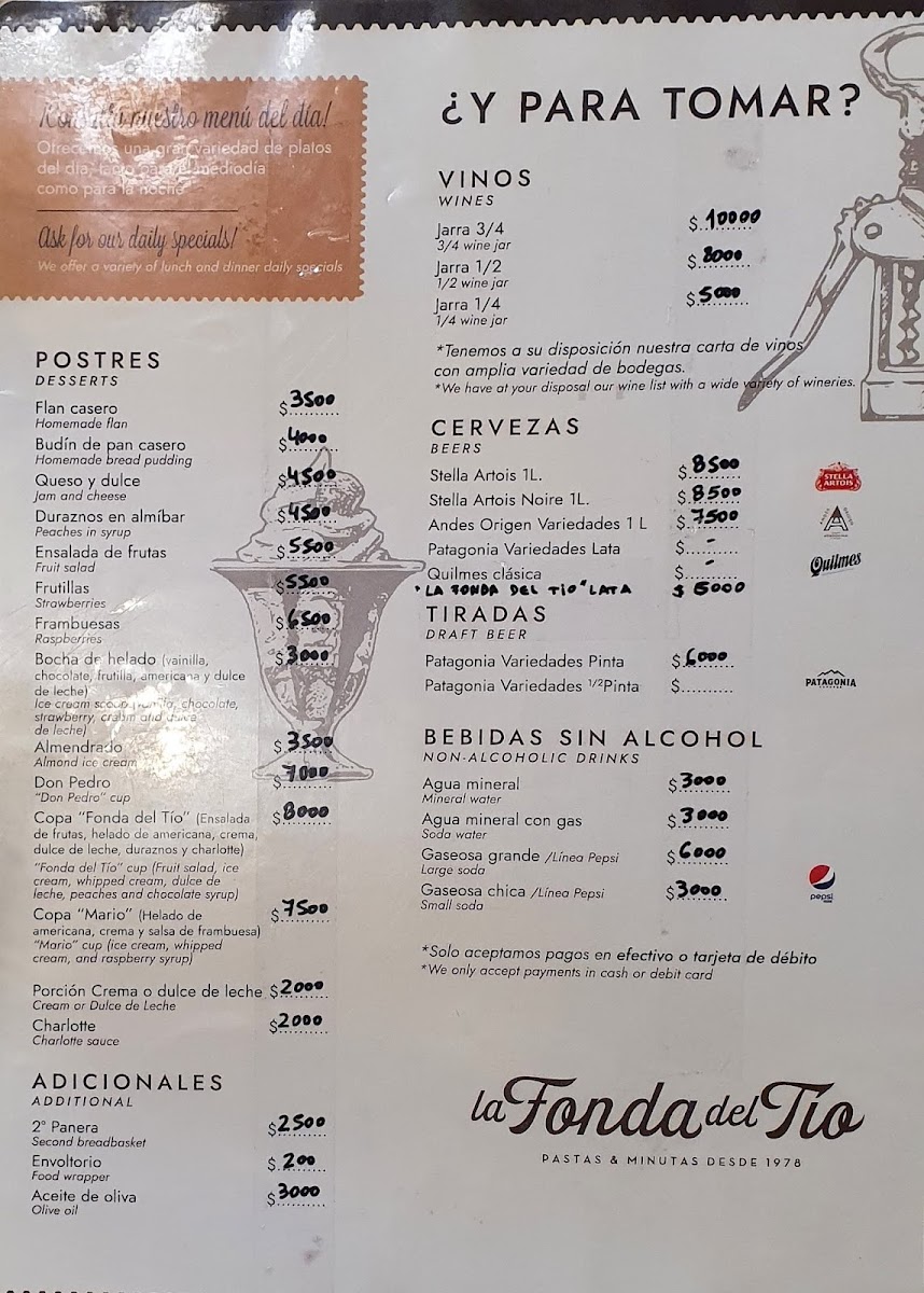 La Fonda del Tío Photo Menu 6