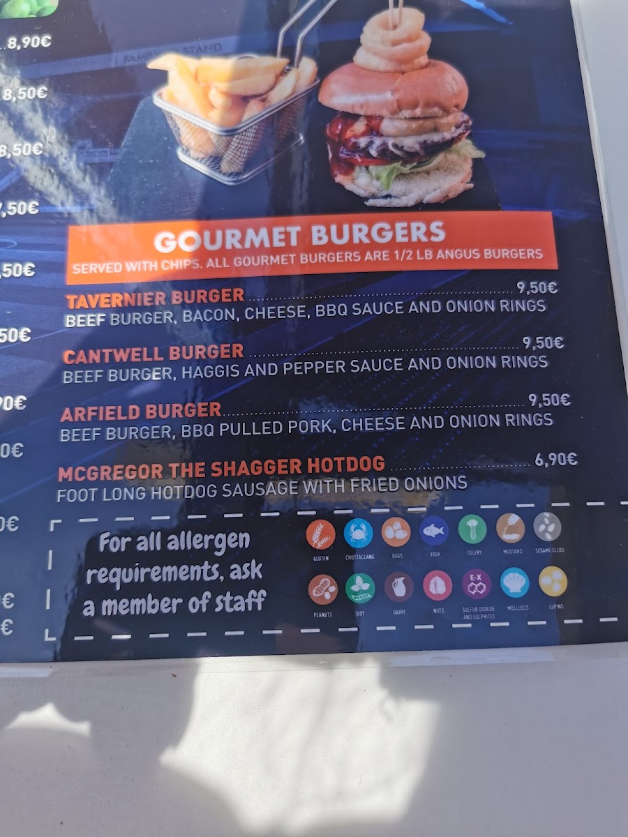 The Ibrox Bar Photo Menu 8