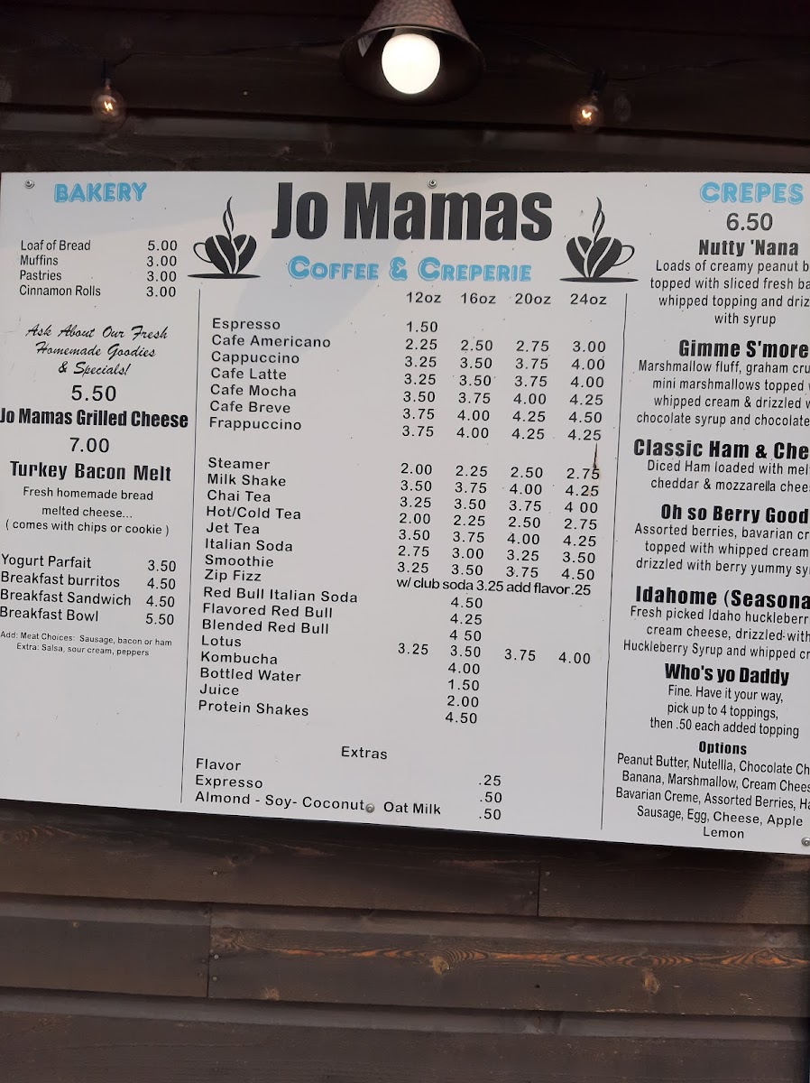 Jo Mamas Photo Menu 2