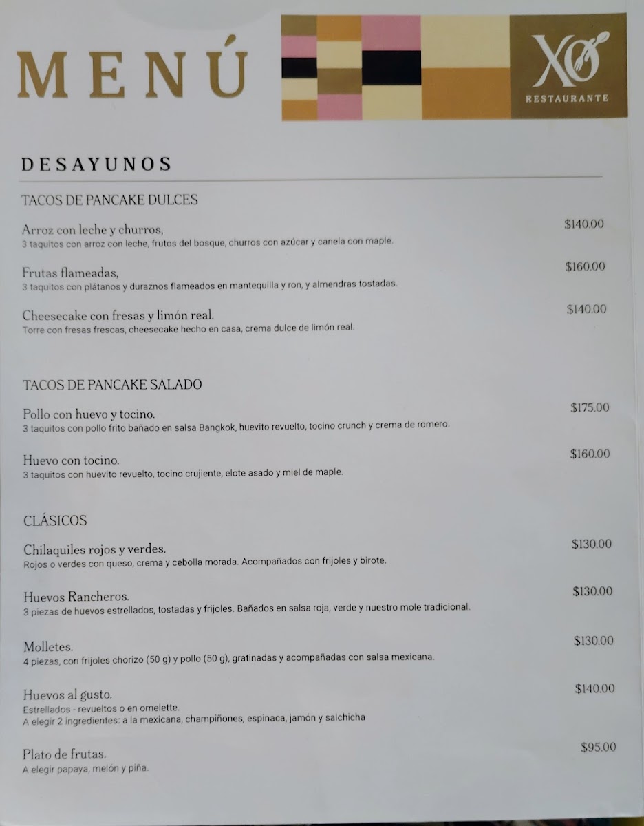 XO Restaurante Photo Menu 4