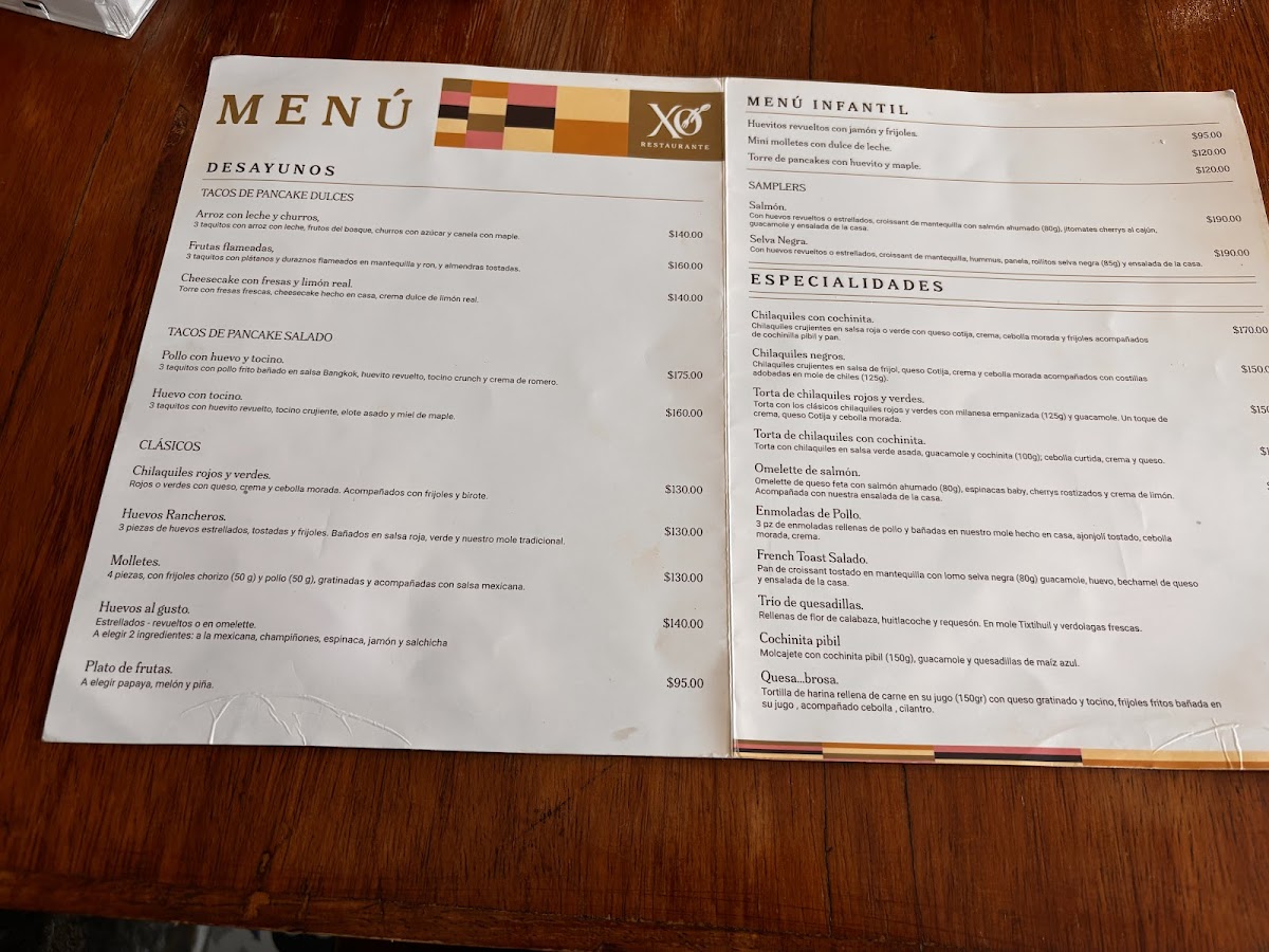 XO Restaurante Photo Menu 8