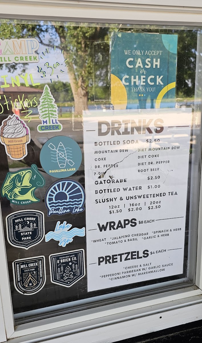 Mill Creek Concessions Photo Menu 2