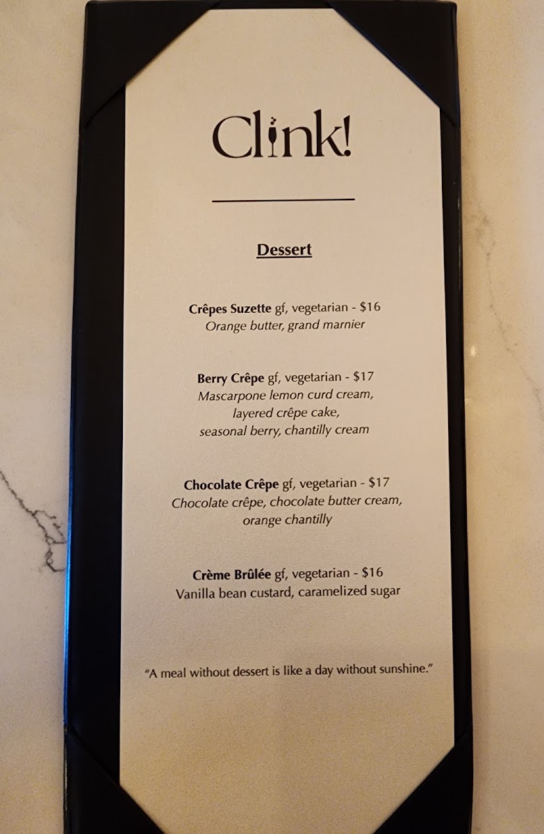 Clink! Photo Menu 10