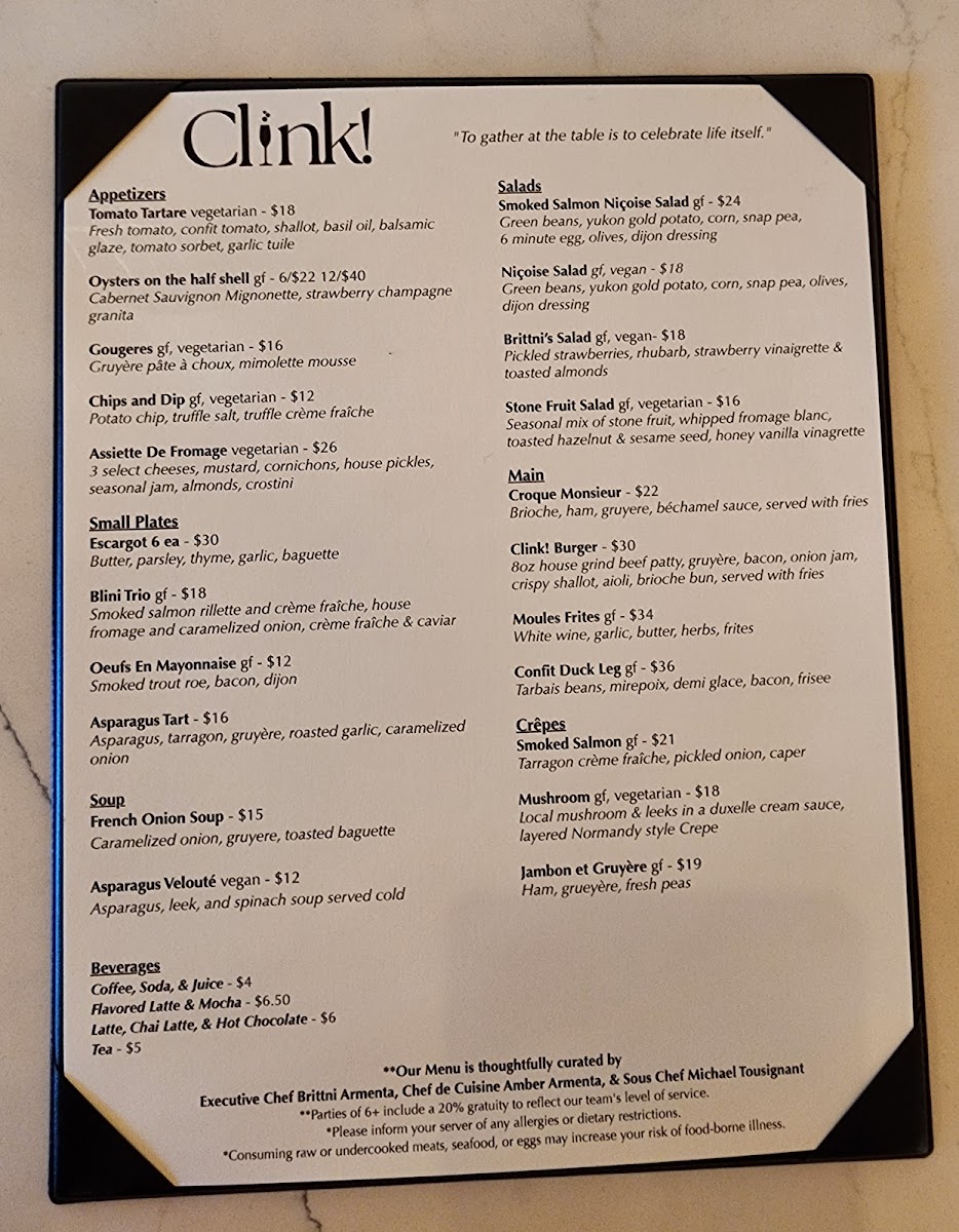 Clink! Photo Menu 3