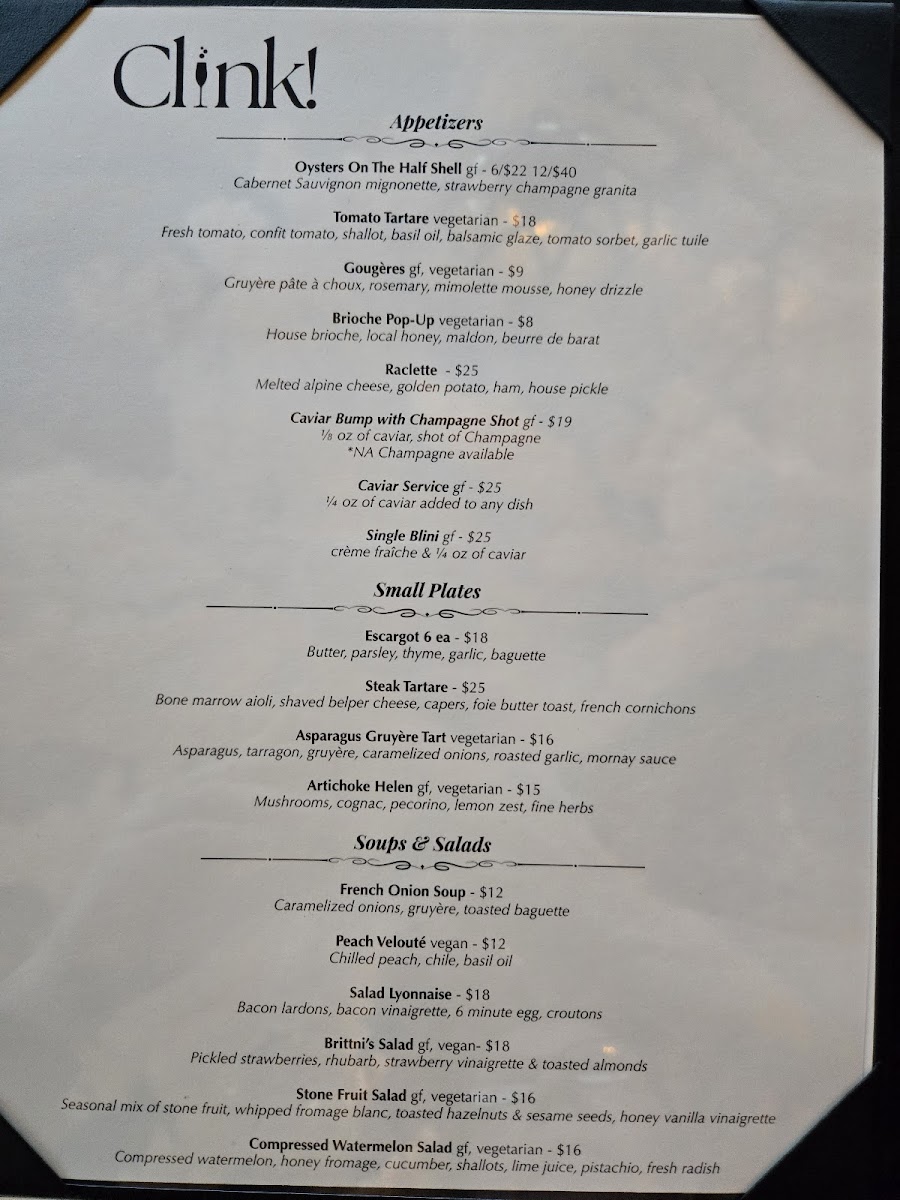 Clink! Photo Menu 8