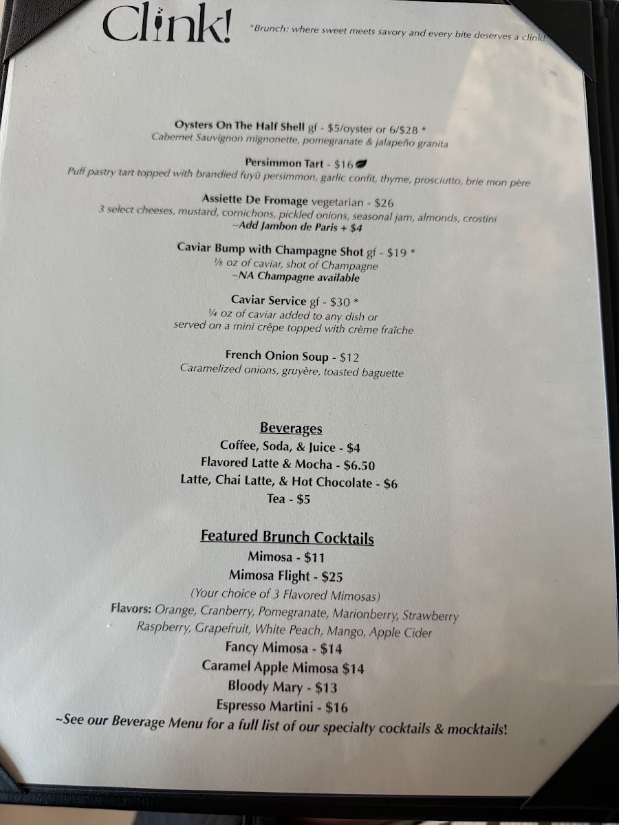 Clink! Photo Menu 9
