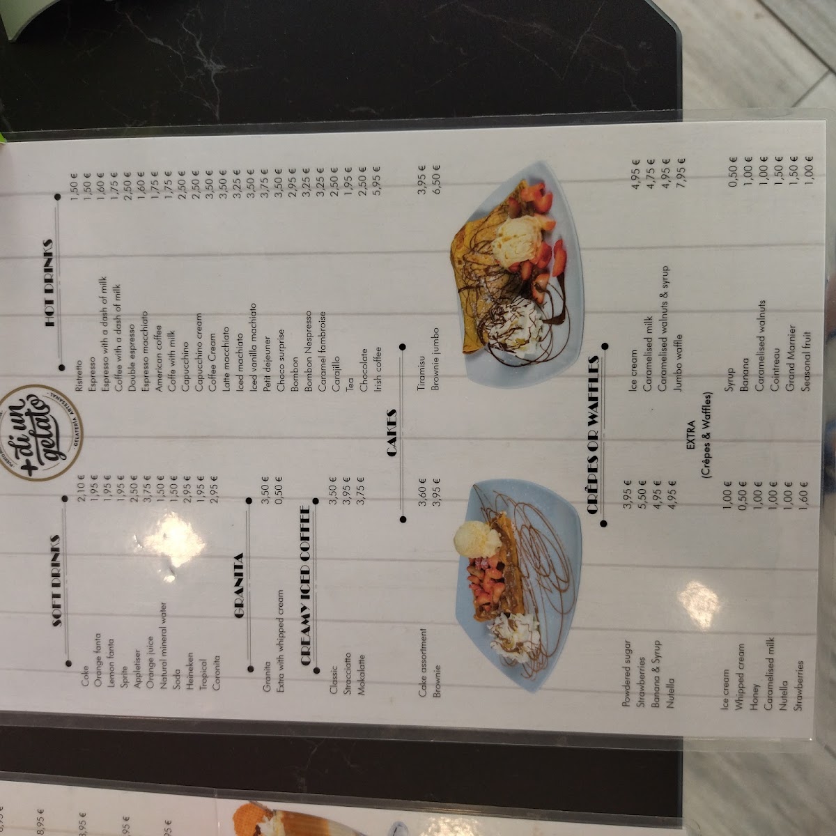 + Di un Gelato Photo Menu 2